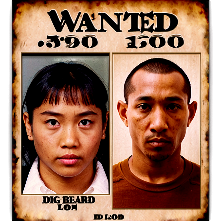 High Reward Wanted Poster Png Wue