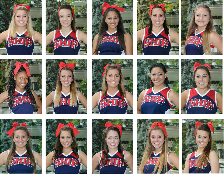 High School Cheerleading Team Portraits