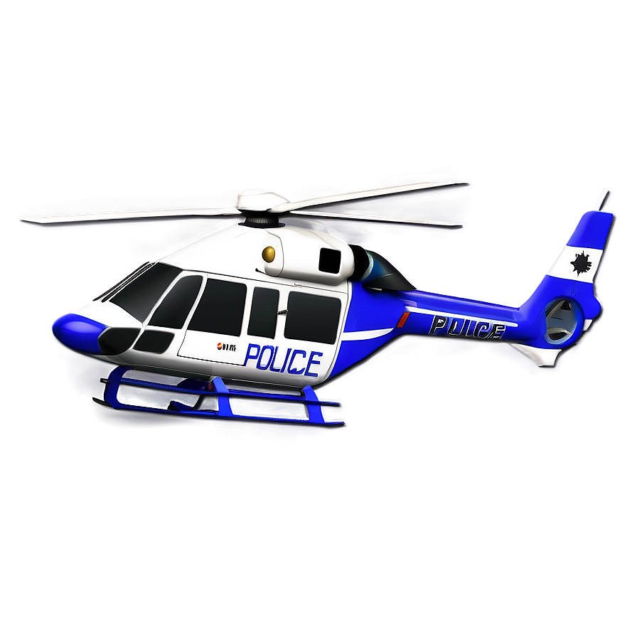 High-speed Police Chopper Png 7