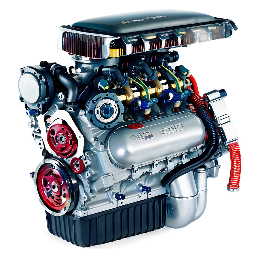 High-tech Car Engine Setup Png Lsy