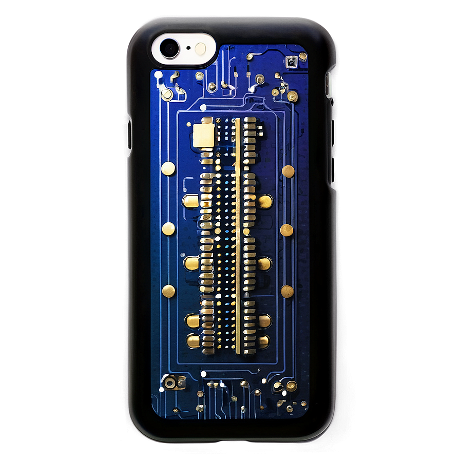 High Tech Circuit Phone Case PNG 19 PNG with transparent background