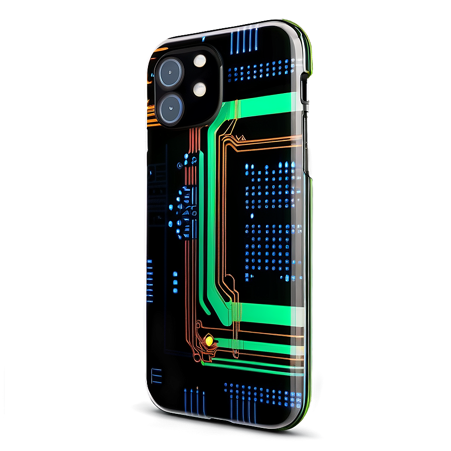 High Tech Circuit Phone Case Png Fdy68