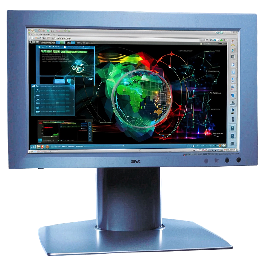 High Tech Computer Screen Png Ers53