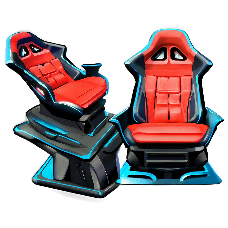 High Tech Gaming Silla Png 6