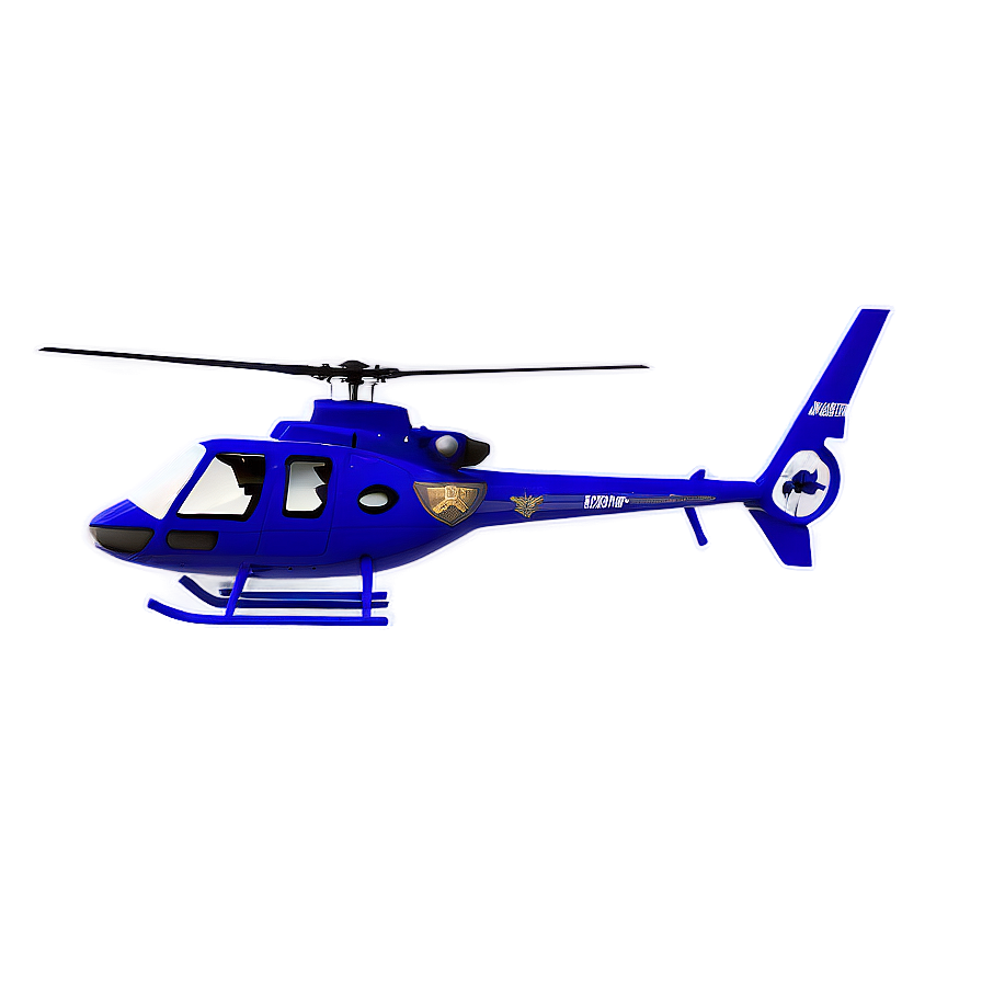 High-tech Police Helicopter Png Dqw10