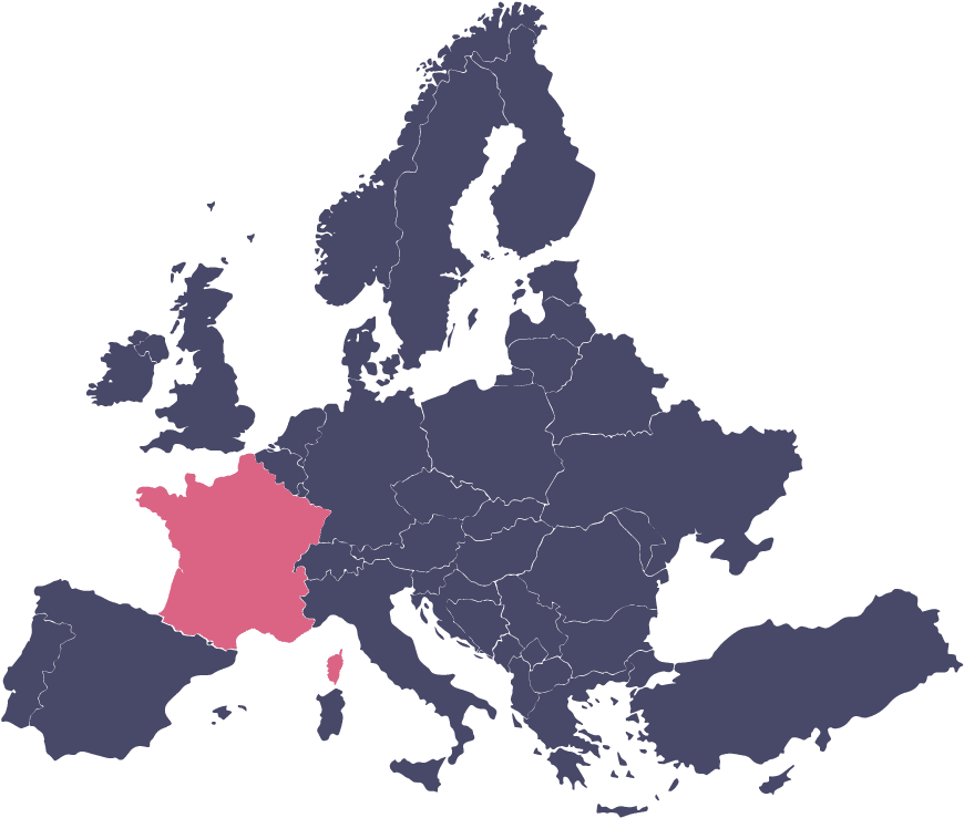 Highlighted Mapof Slovakiain Europe