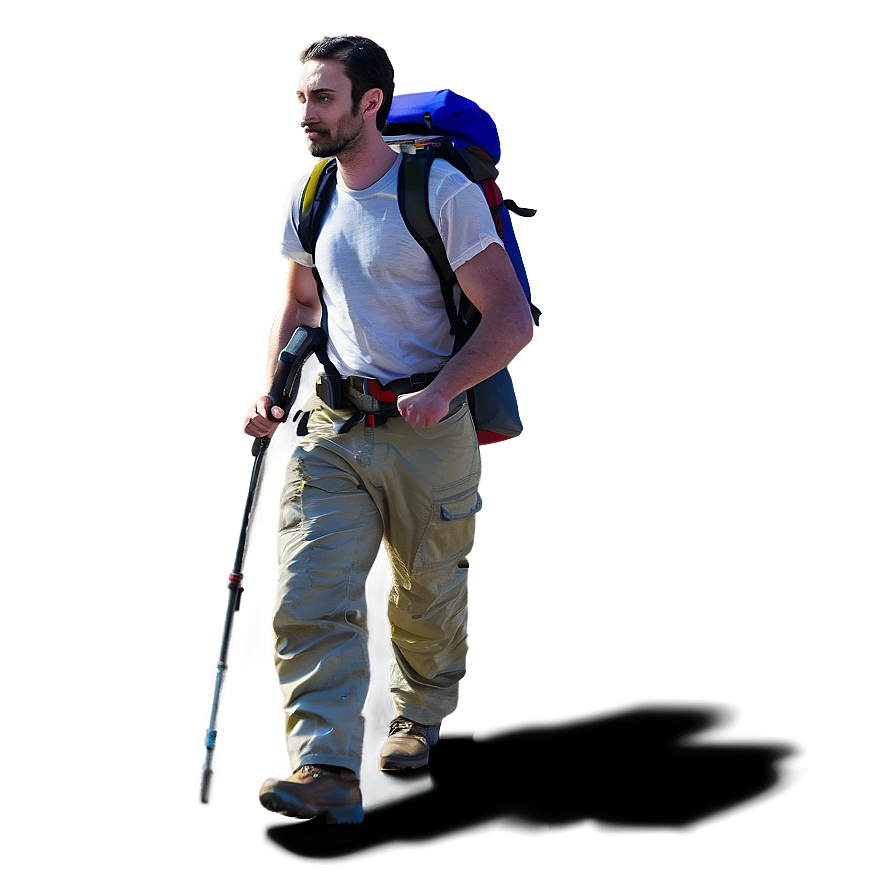 Hiker In Desert Png Ylh