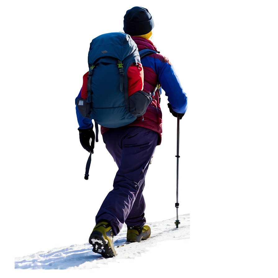 Hiker In Snow Png Cdn