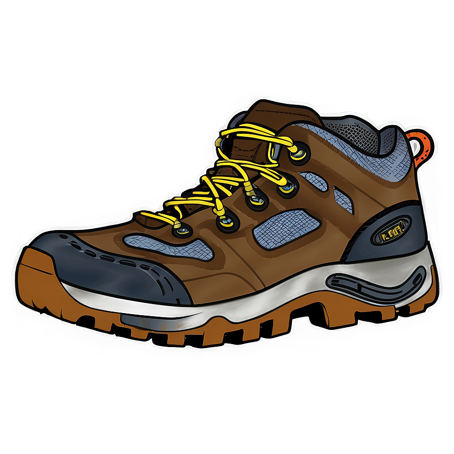 Hiking Boot For Rough Terrain Png Nqm