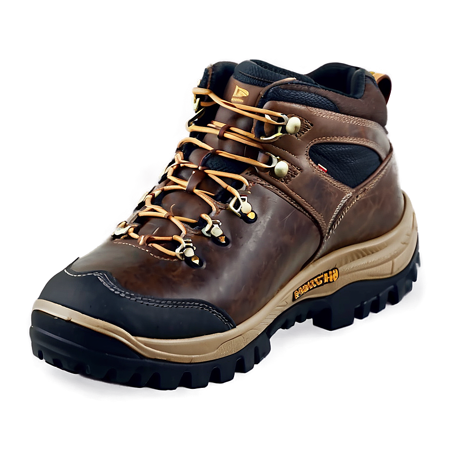 Hiking Boot With Grip Sole Png Wxk