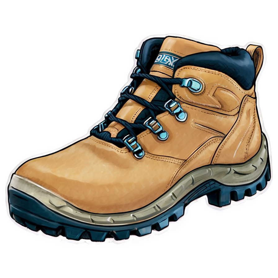 Hiking Boot With Reinforced Toe Png 41