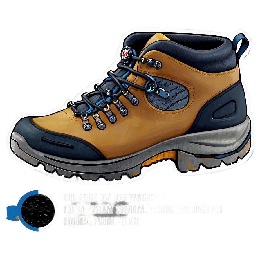 Hiking Boot With Waterproof Membrane Png 39