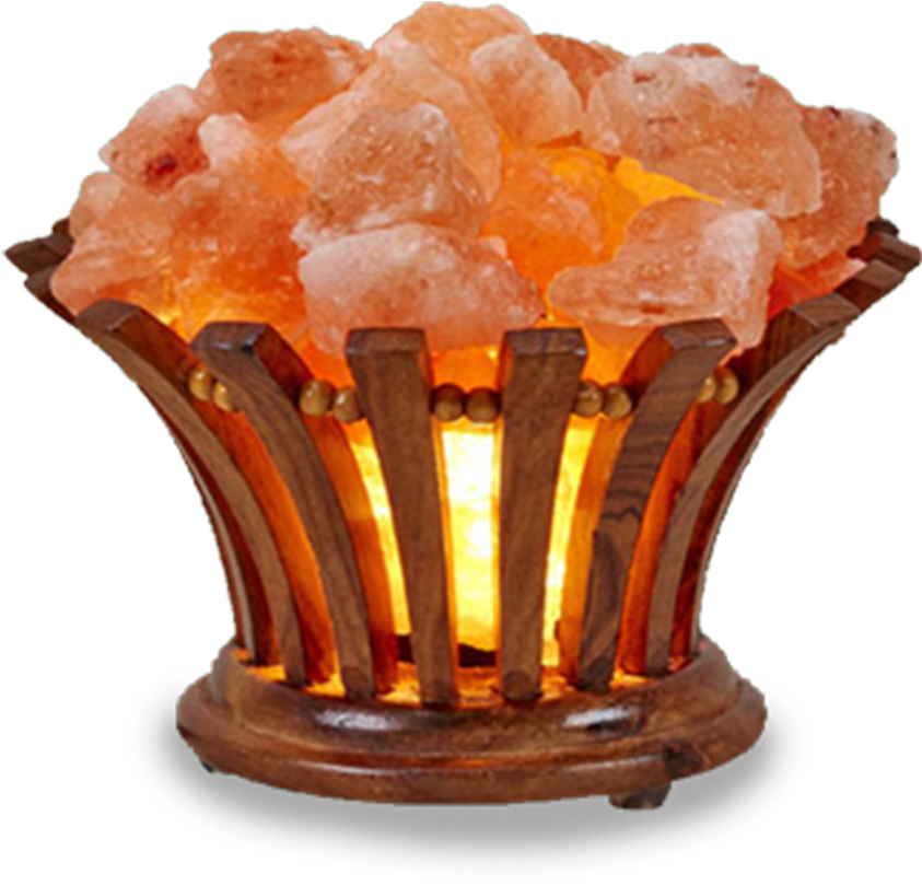 Wooden Basket Salt Lamp, HD Png Download PNG image with a transparent background, free high-resolution download