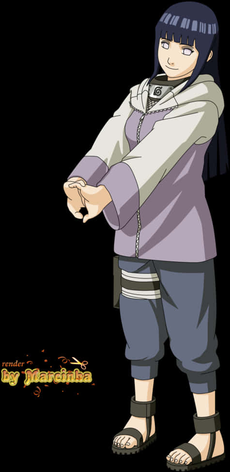 Hinata Hyuga Anime Character