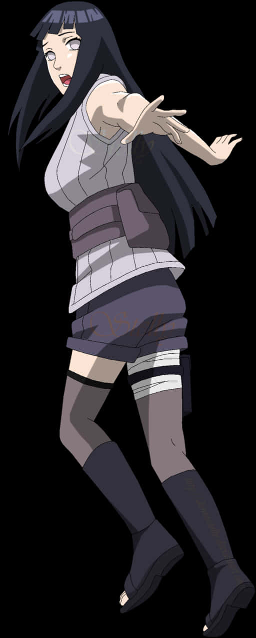 Hinata Hyuga Naruto Anime Character