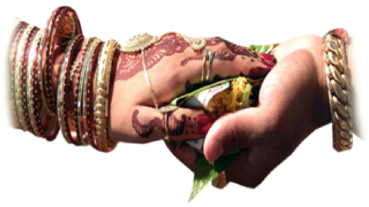 Hindu Bride Handwith Mehndiand Bangles