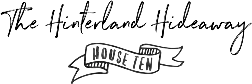 Hinterland Hideaway House Ten Logo PNG with transparent background