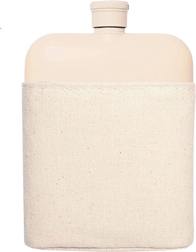 Hip Flaskin Canvas Cover