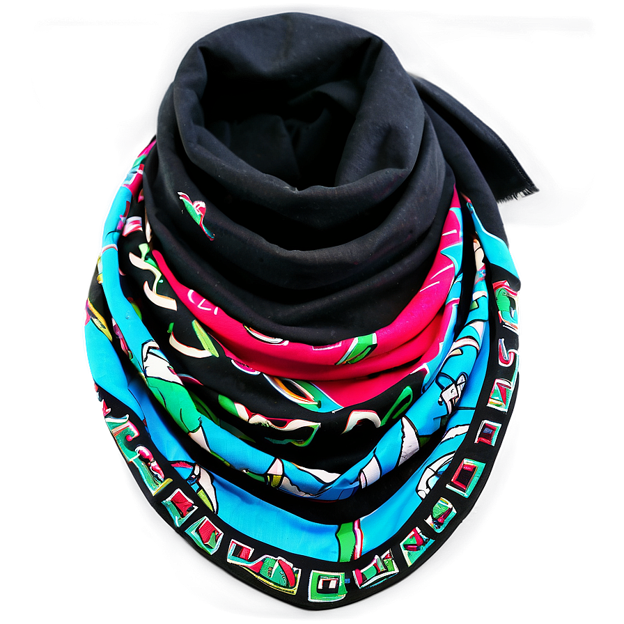 Hip Hop Black Bandana Png Jfw61