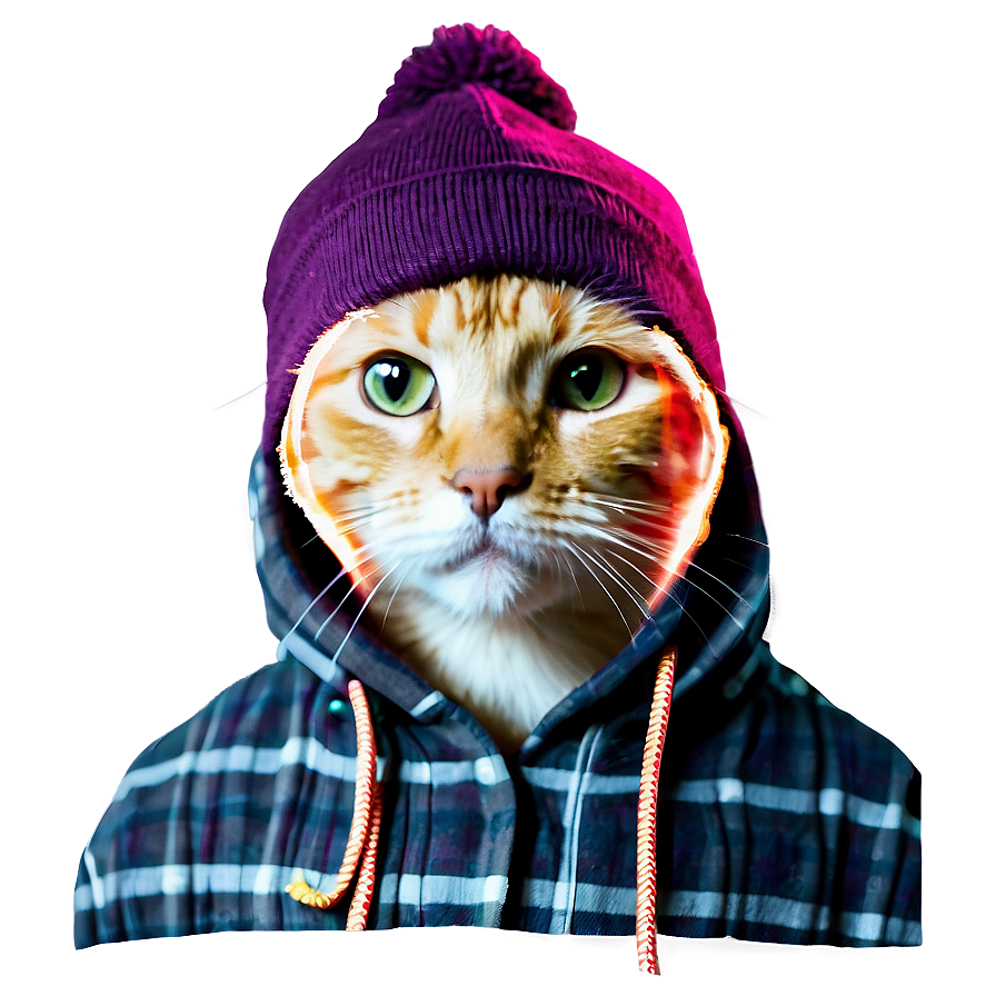 Hip Hop Cat Filter Png 06282024