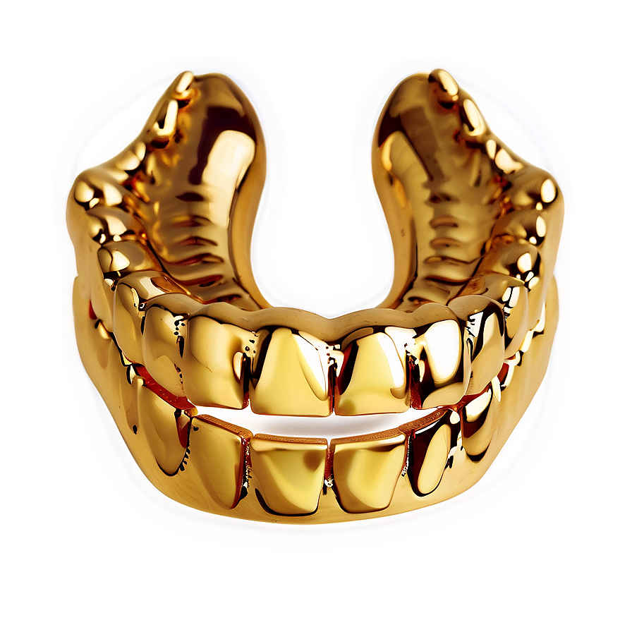 Hip Hop Style Gold Grillz Png Fgk91