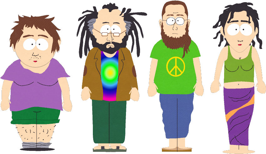 Hippie Character Lineup