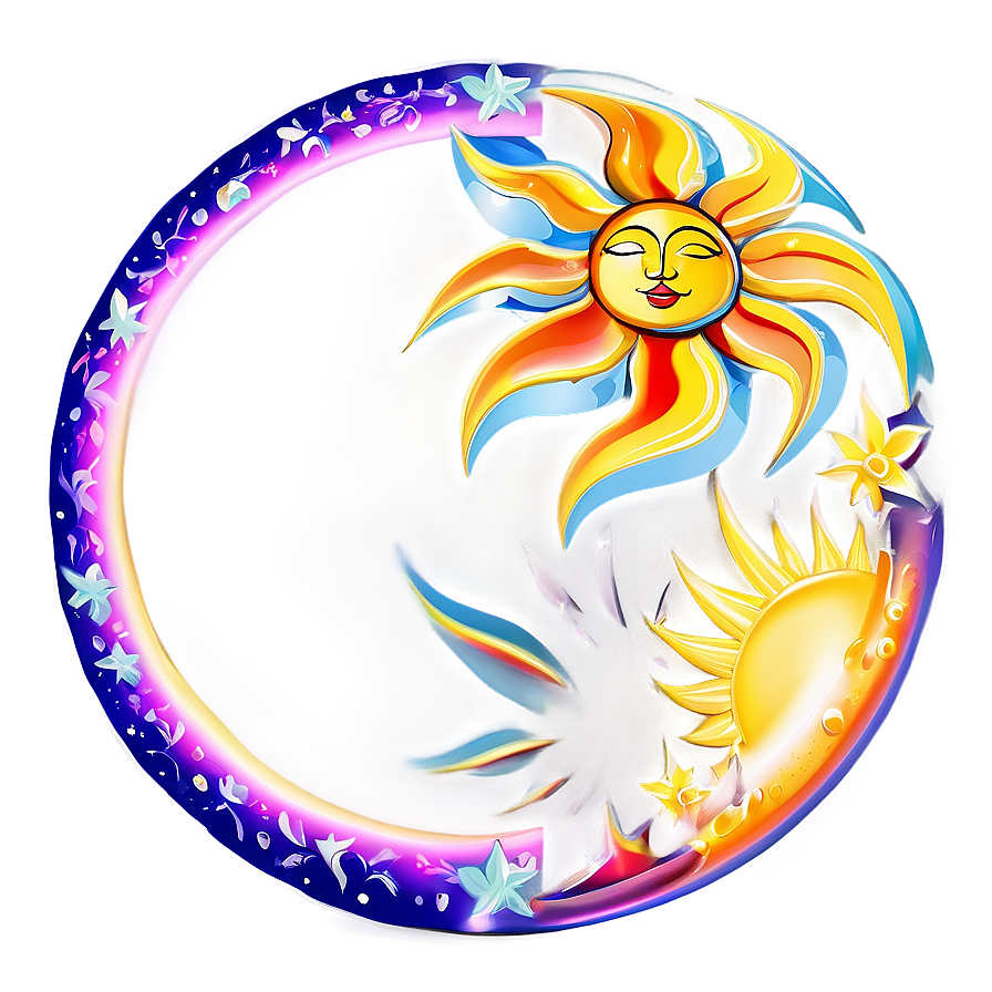 Hippie Sun And Moon Png Wxp