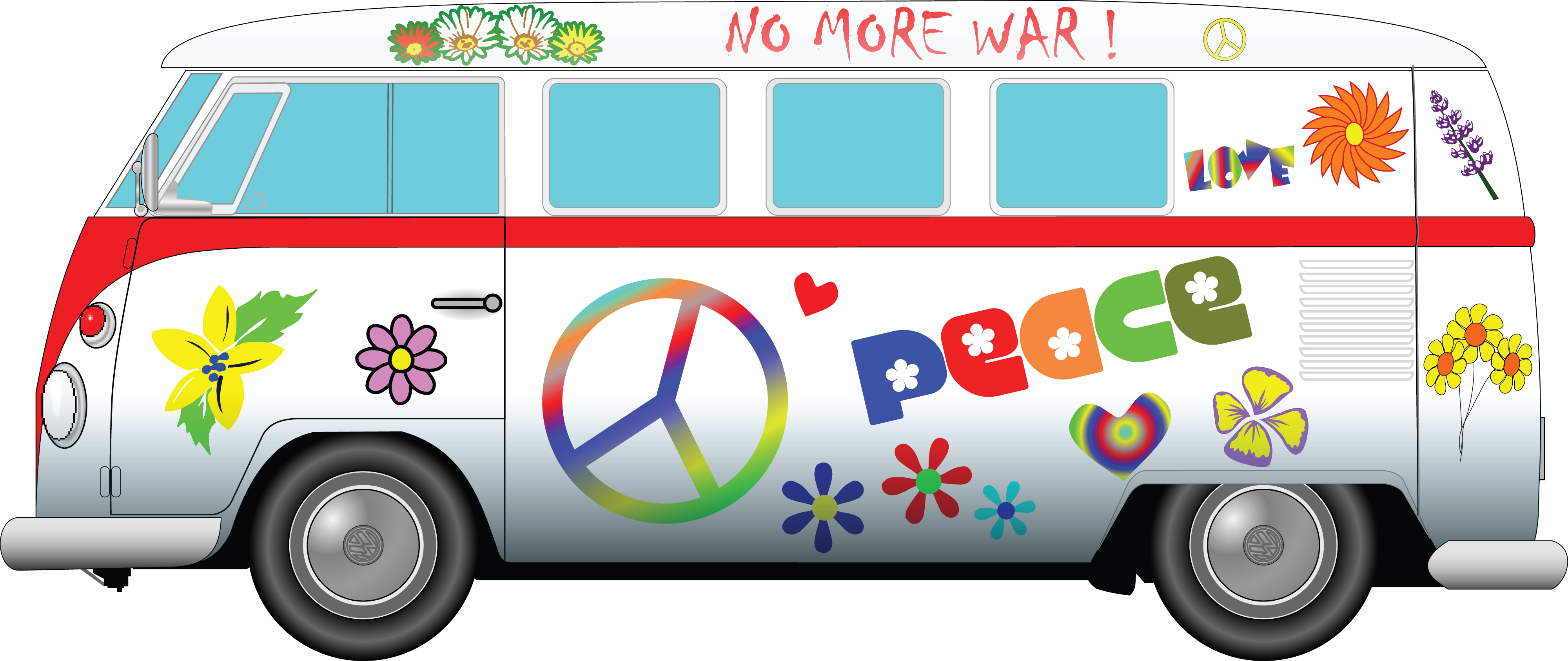 Hippie Van Peaceand Love