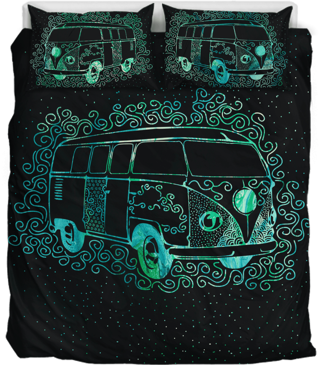 Hippie Van - Zodiac Signs Bed Set, HD Png Download PNG with transparent background