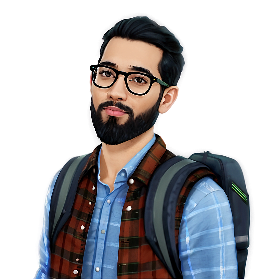 Hipster Avatar Look Png 05212024