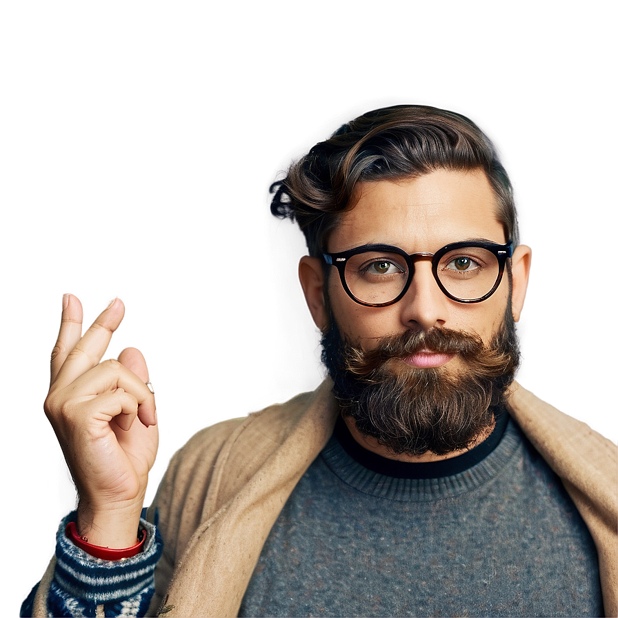 Hipster Barba Trend Png 45