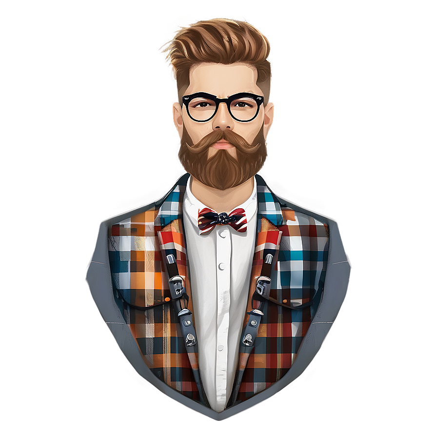 Hipster Barber Hairstyle Png 06122024