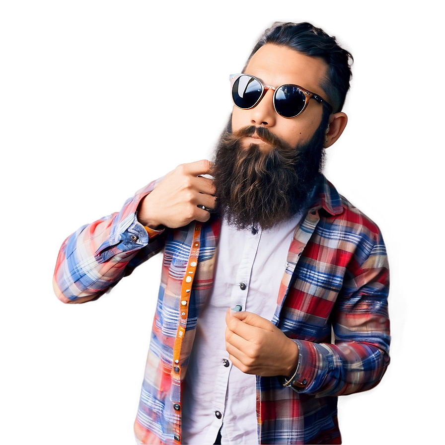 Hipster Beard Fashion PNG iao10 PNG image with a transparent background, free high-resolution download