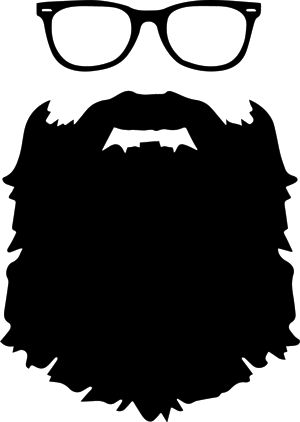 Clip Freeuse Library Beard Clipart Logo - Beard Silhouette PNG image with a transparent background, free high-resolution download