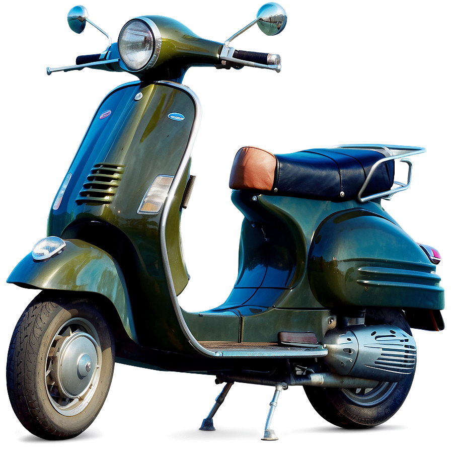 Hipster Vespa With Accessories Png Vju99