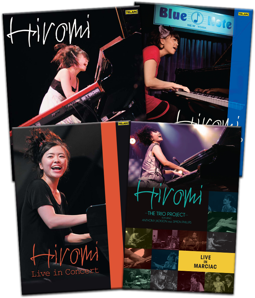 Hiromi Live Concert D V D Covers