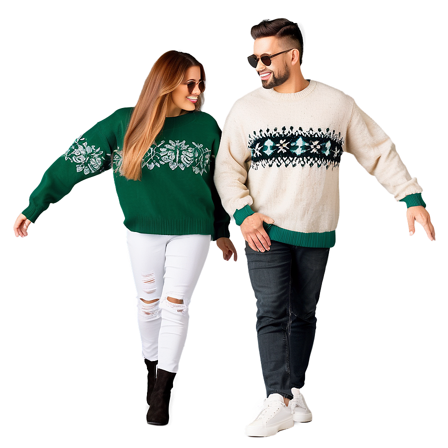 His & Hers Sweaters Png 06282024