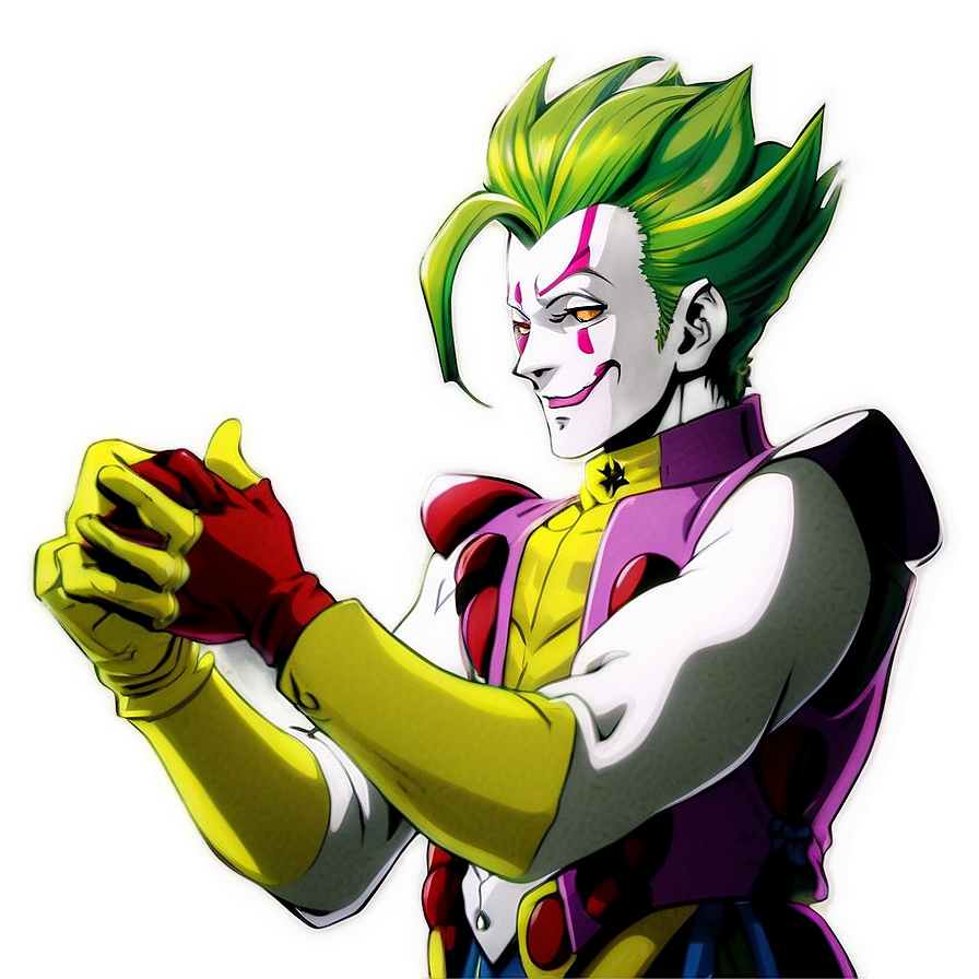 Hisoka Card Trick Illustration PNG nji PNG with transparent background