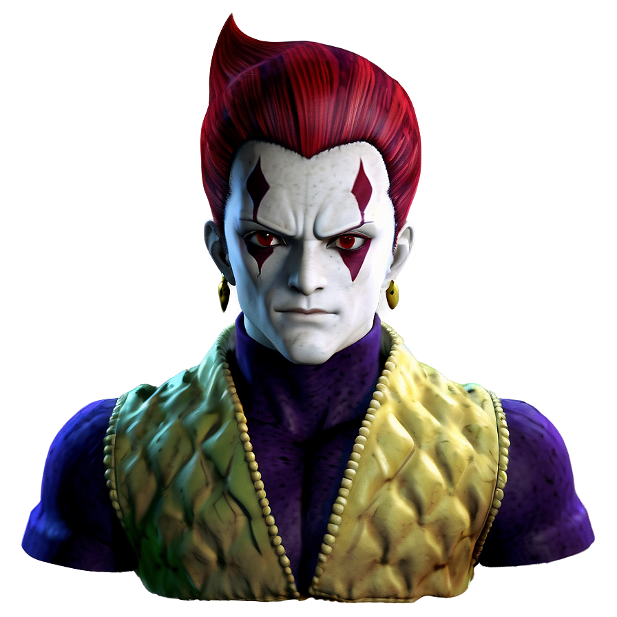 Hisoka Unique Hair Style Png 5