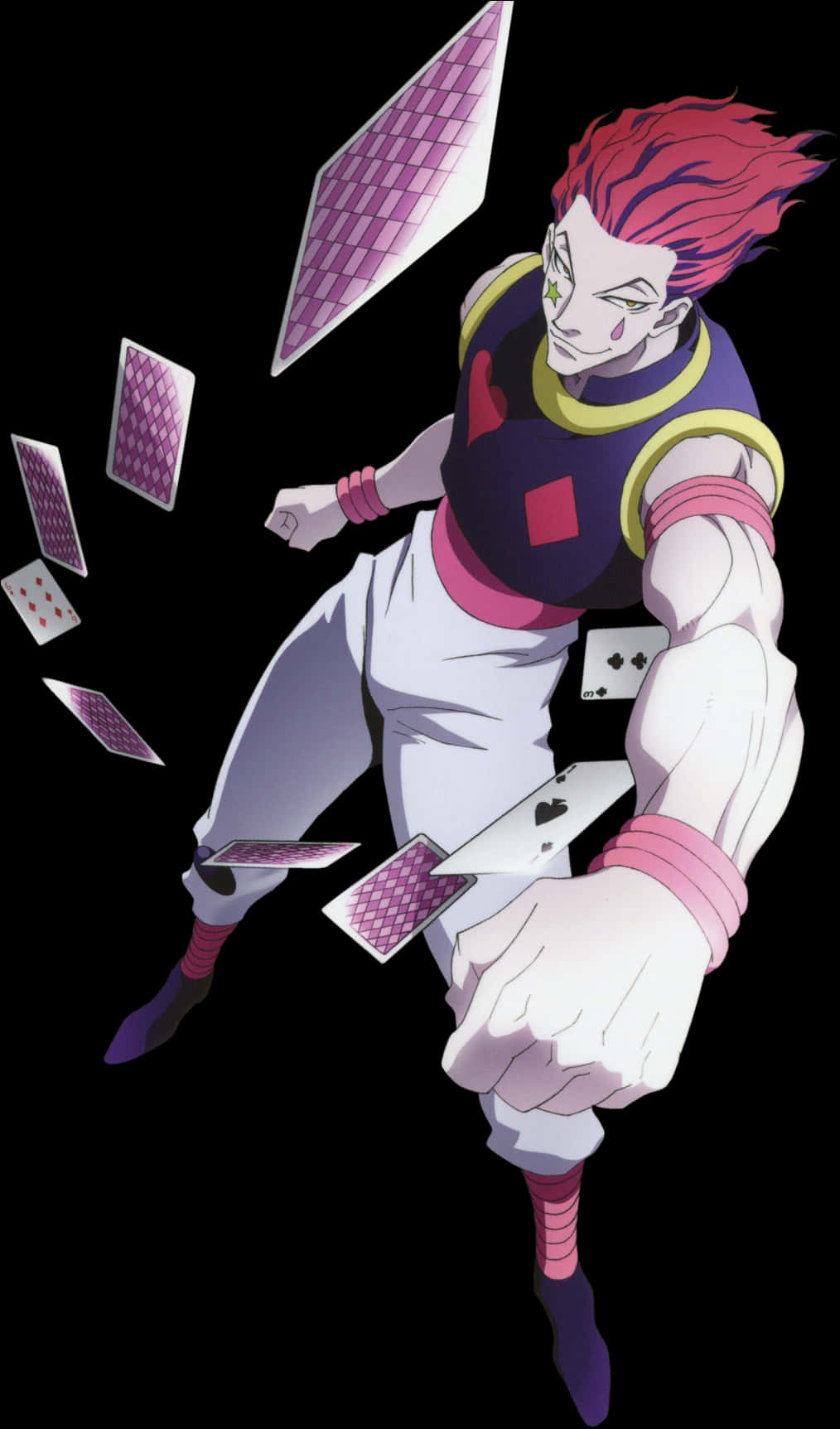 Hisokawith Playing Cards PNG with transparent background