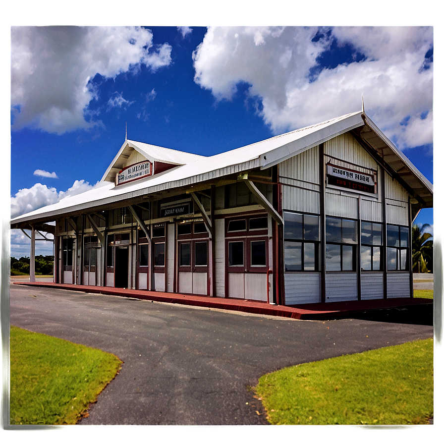 Historic Airport Terminal Building Png Dss14