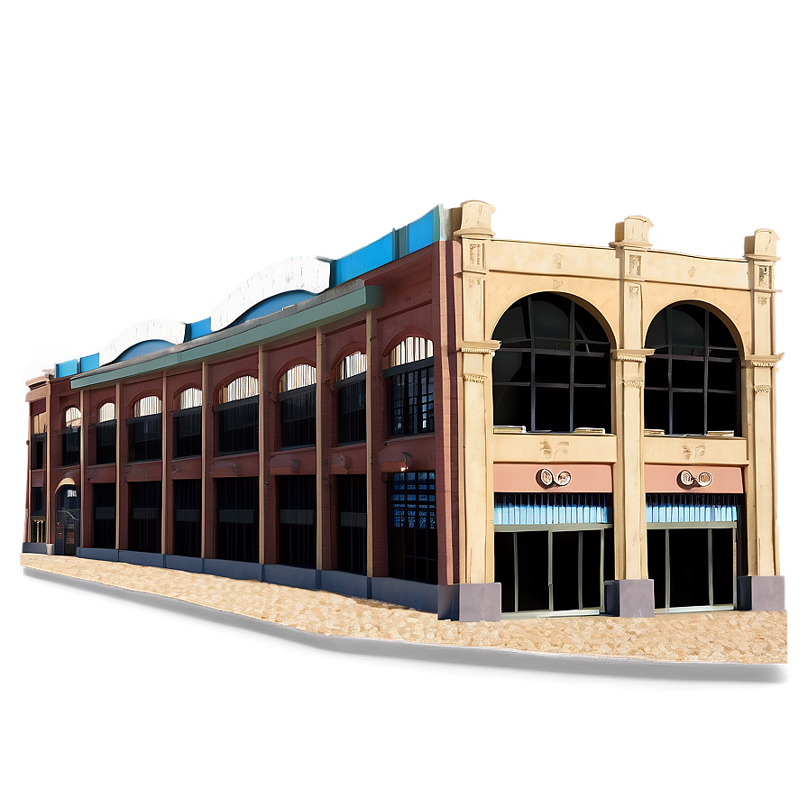 Historic Baseball Stadium Facade Png Tgx90