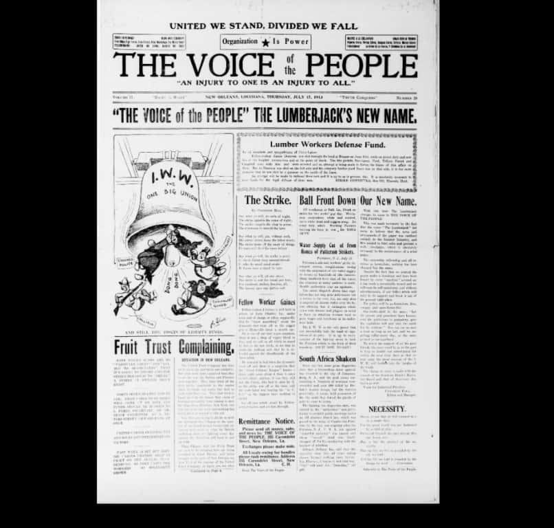 Historic Newspaper The Voiceofthe People PNG image with a transparent background, free high-resolution download