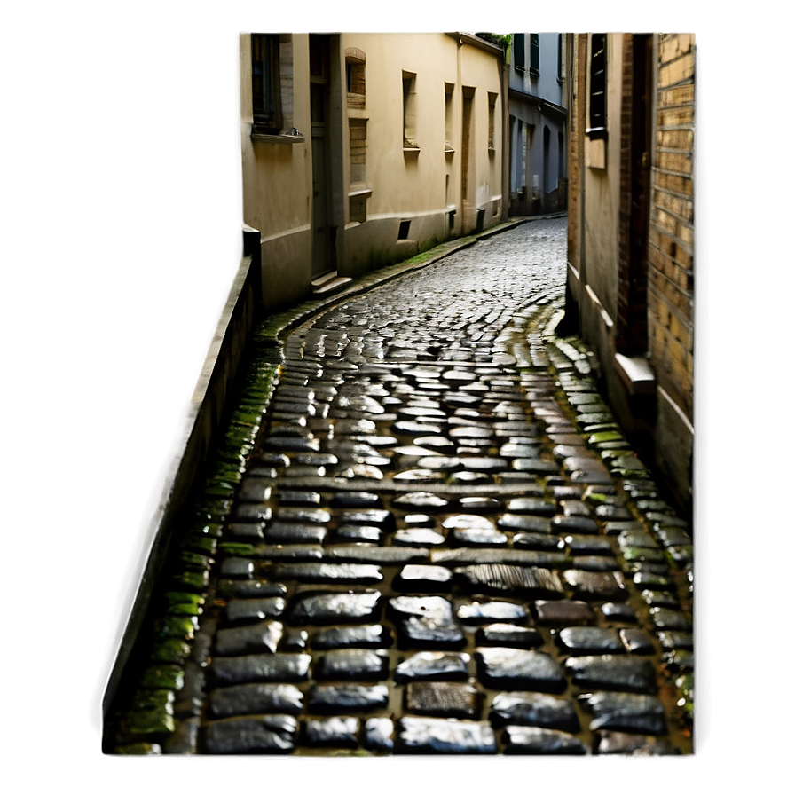 Historic Paris Cobblestone Alley Png Tet