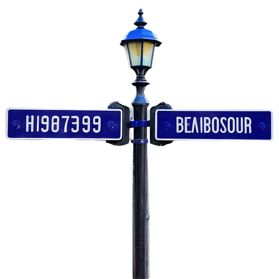 Historic Street Signs Png 86