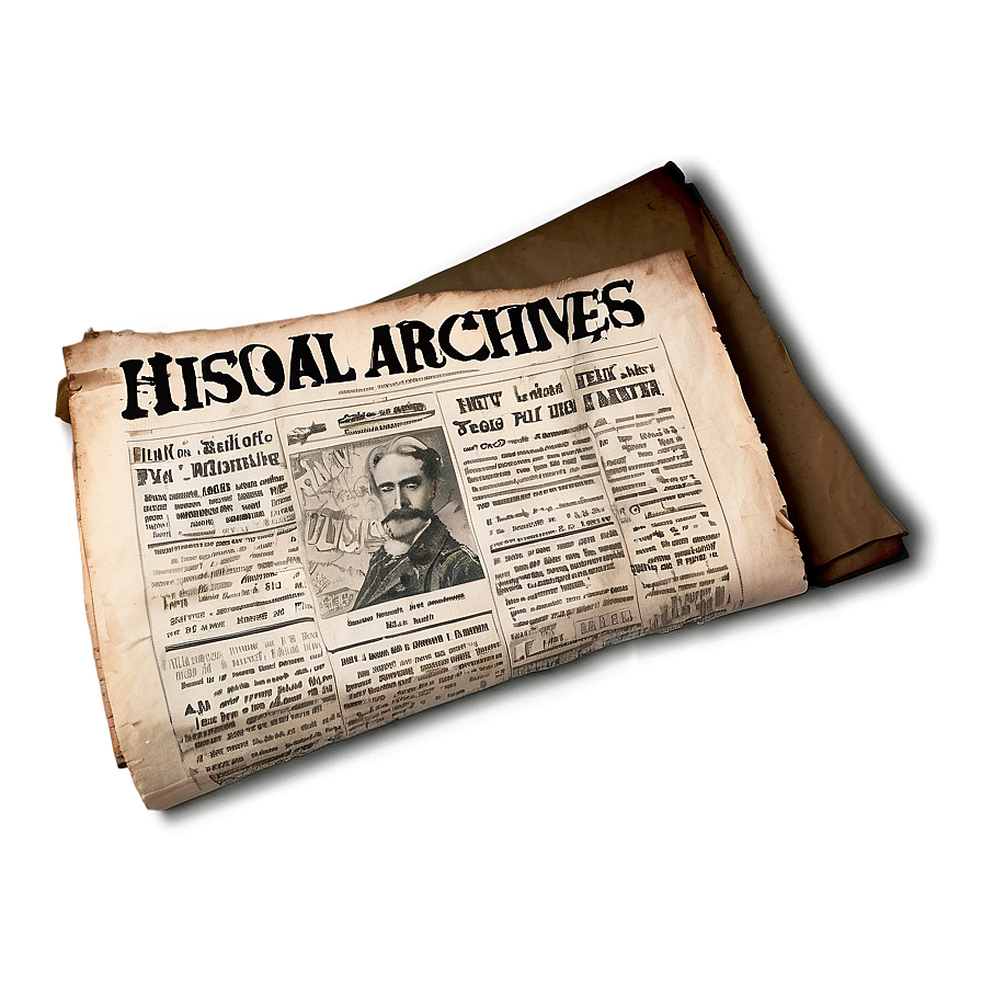 Historical Archives Newspaper Png Lwj86