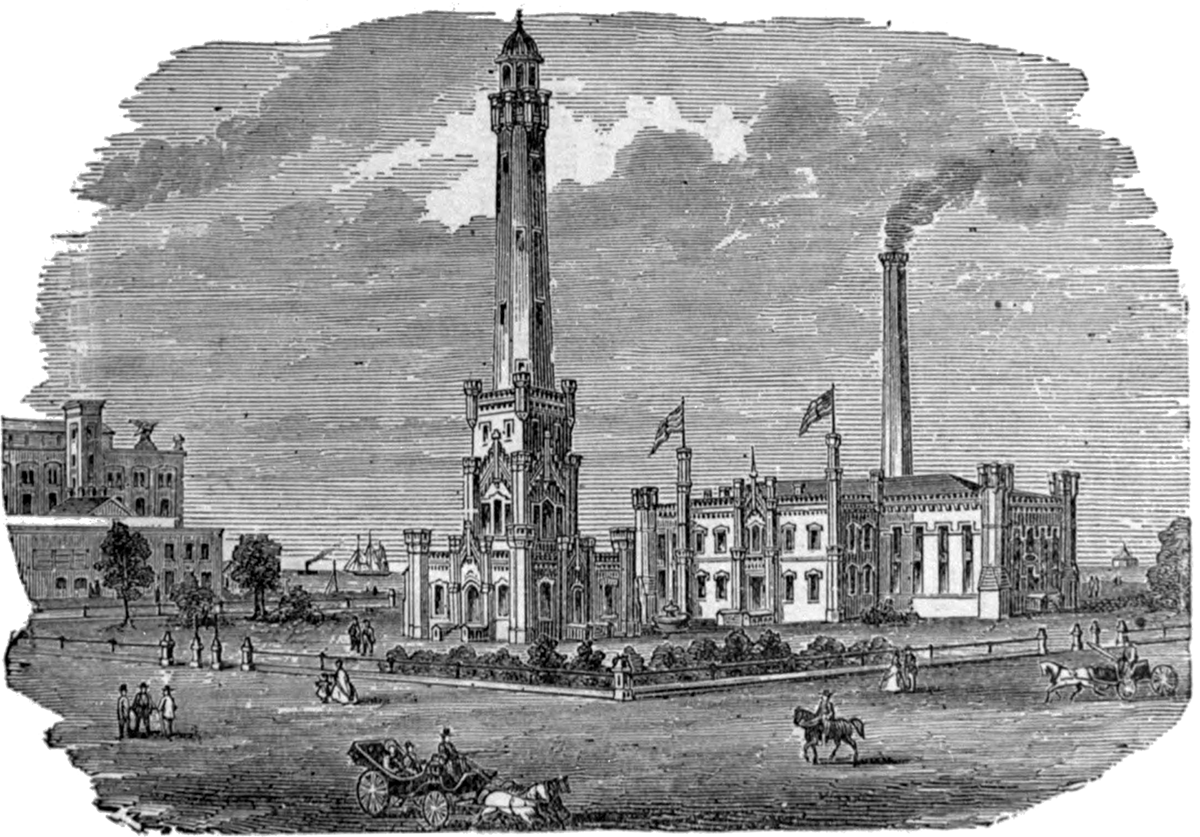 Old Chicago Water Tower, HD Png Download PNG with transparent background