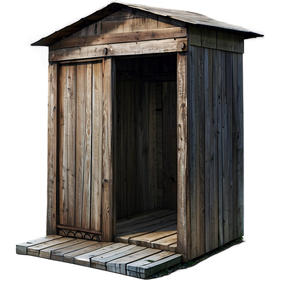 Historical Outhouse Replica Png 95