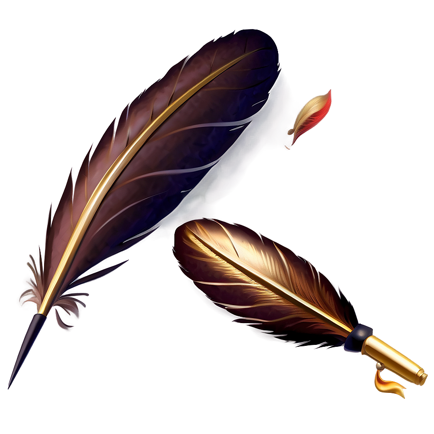 Historical Quill Pen Png 06122024