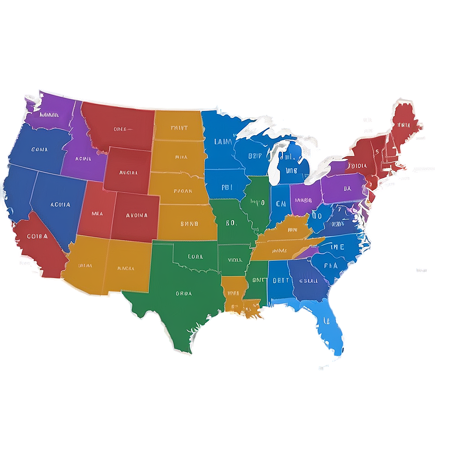 Historical States Map Usa Png 06292024